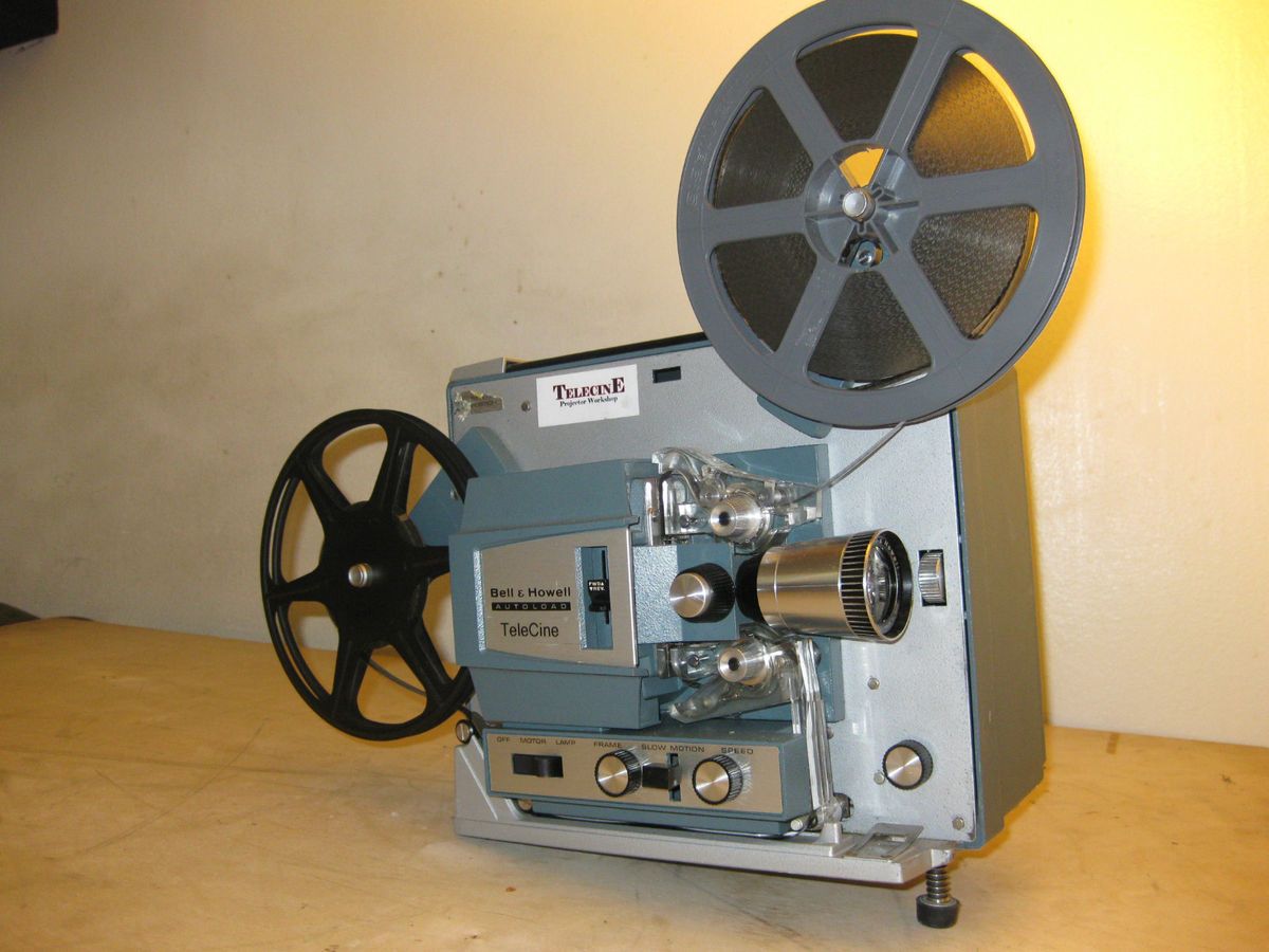 Bell Howell Model 482 Super 8 Telecine Projector with Modified Lamp