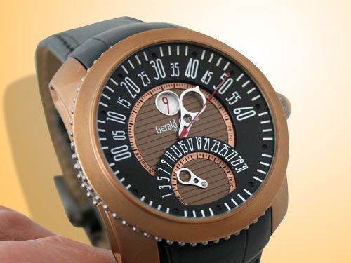 Gerald Genta Gefica Safari Titanium Bronze Watch