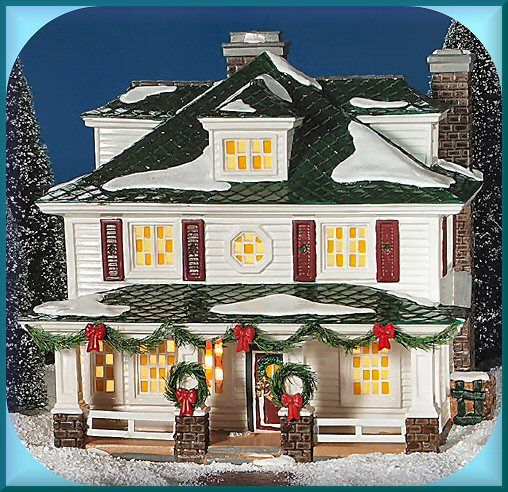 Crosby House UTube NEW Department Dept. 56 SV D56 Snow Village