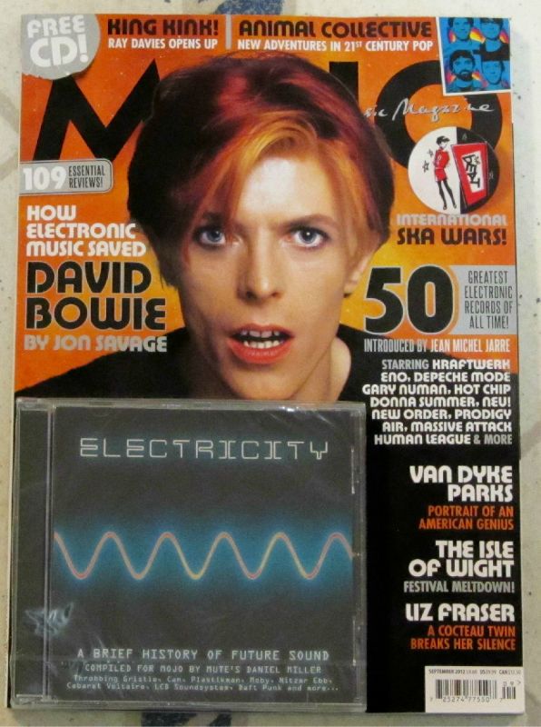 MOJO Magazine & CD September 2012 DAVID BOWIE Depeche Mode NEW ORDER