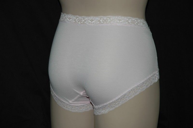 Womens Super Stretch Spandex Panty Trimmed Floral Lace