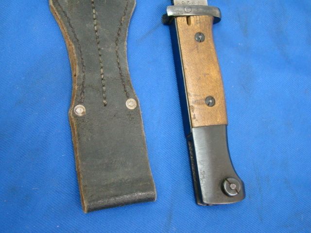 German K98 Mauser Bayonet w s Frog 44CVL