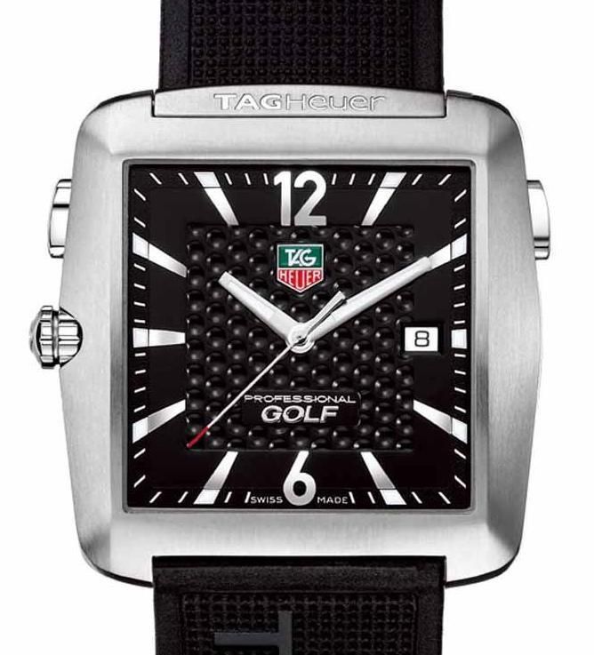  Tag Heuer ~ Professional TITANIUM Golf Watch  Tiger Woods   WAE1111 0