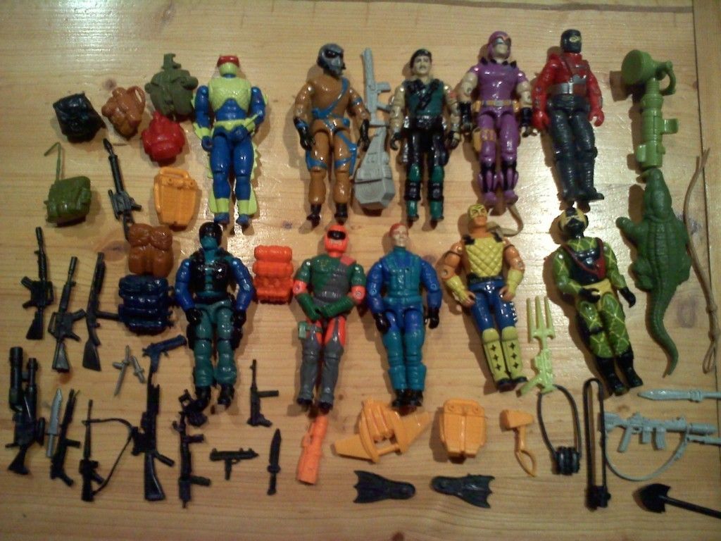 80s Gi Joe Action Figures and Accessories