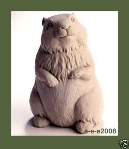 Gordy Groundhog Cast Cement Outdoor 6 5 Garden Statue