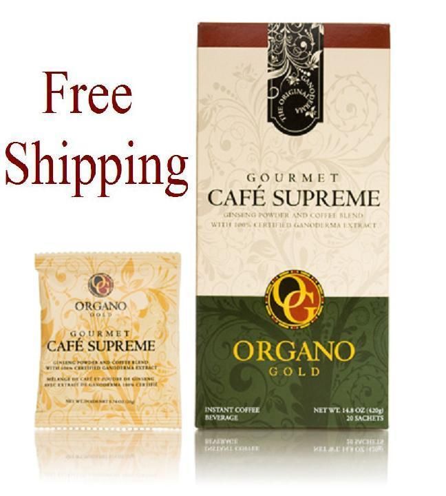 Gourmet Cafe Supreme with Ginseng Organo Gold 100 Organic Ganoderma