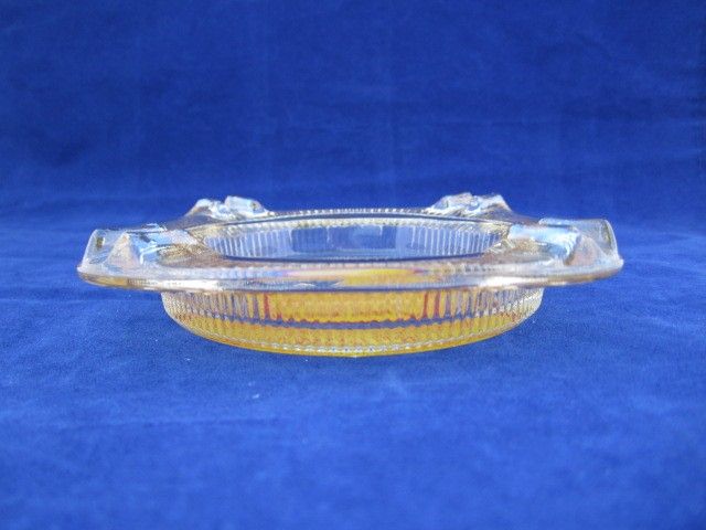  Clear Glass Ashtray Best Western Eastern Motel Painted Googie Sign Red