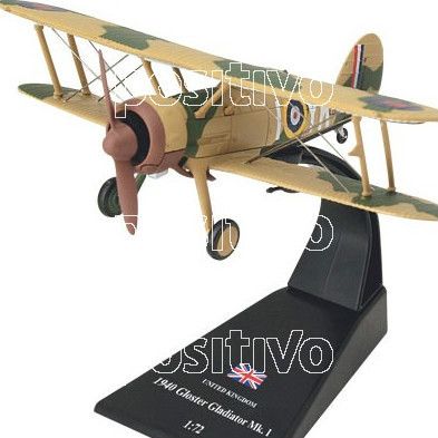 Diecast Gloster Gladiator MK1 UK 1940 1 72 A28