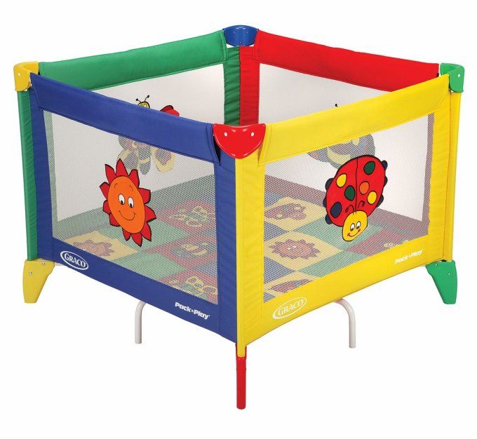 Graco Pack N Play Kids Totbloc Travel Playard Bugs Quilt 9261QB