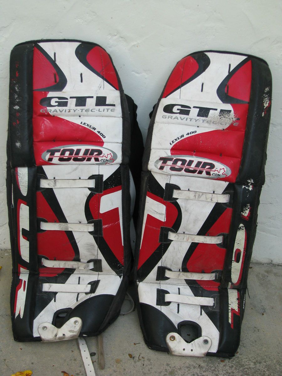 Youth Ice Hockey Goalie Pads Good Condition