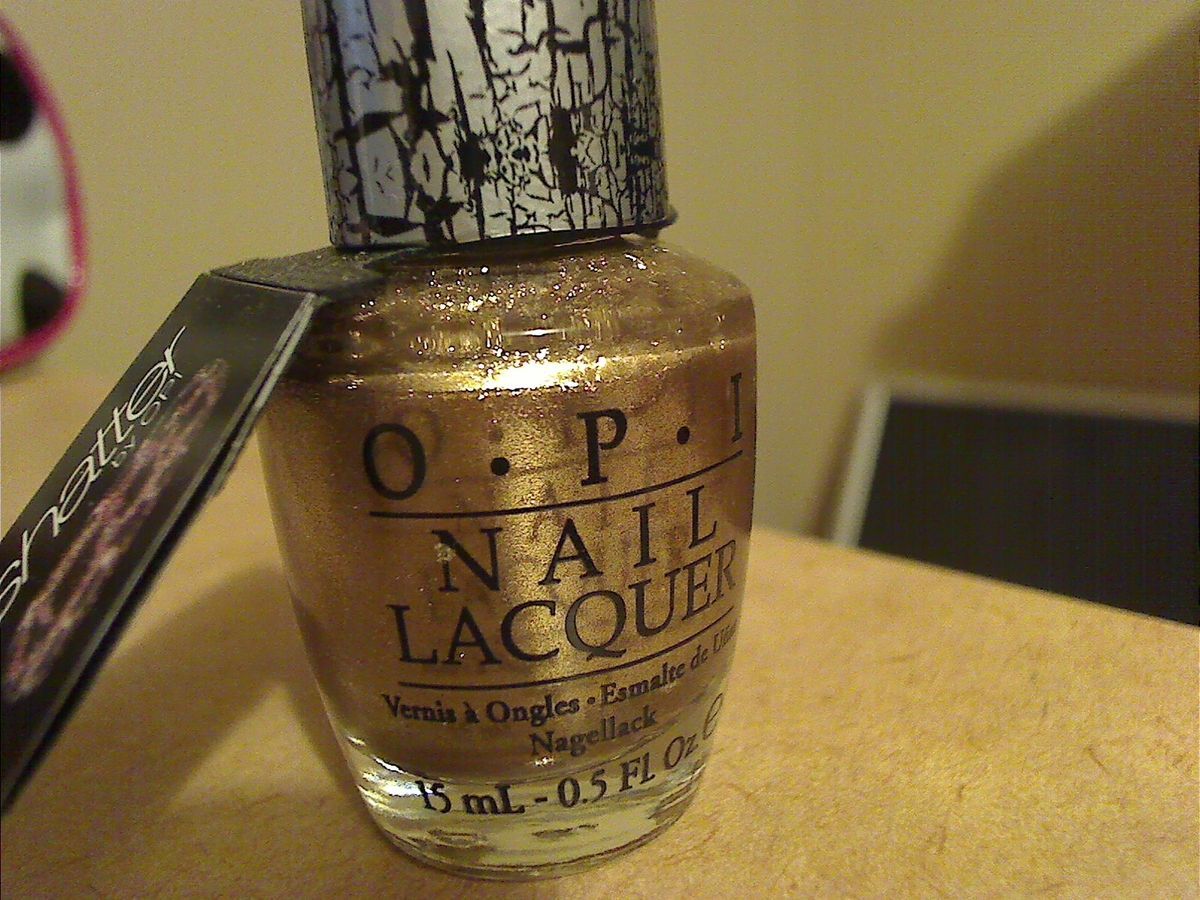 OPI Nail Polish Gold Shatter Ships Worldwide Today Gorgeous Color
