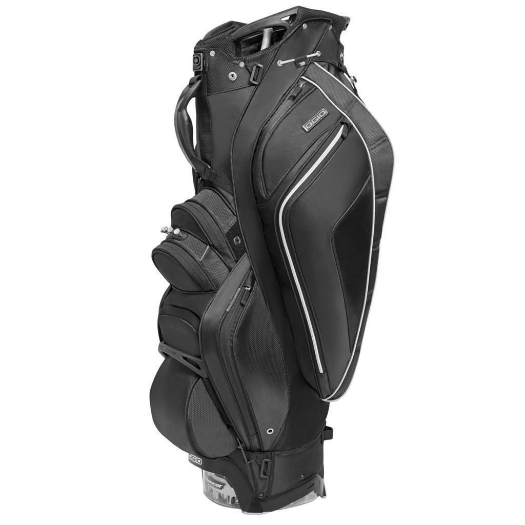 New Ogio Chamber Black Tech Golf Cart Bag