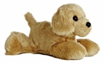  Plush Golden Retriever Puppy Dog Mini Flopsie Stuffed Animal Toy NEW