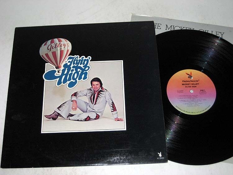 Autographed Mickey Gilley Flyin High Playboy VG NM