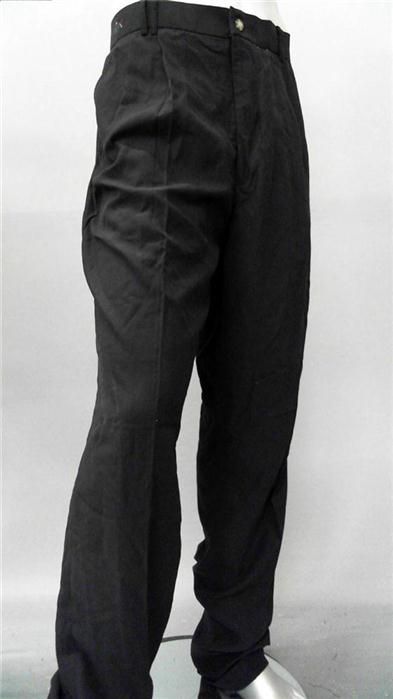 Greg Norman Mens 36 Slacks Pants Black Solid Designer Fashion Sale