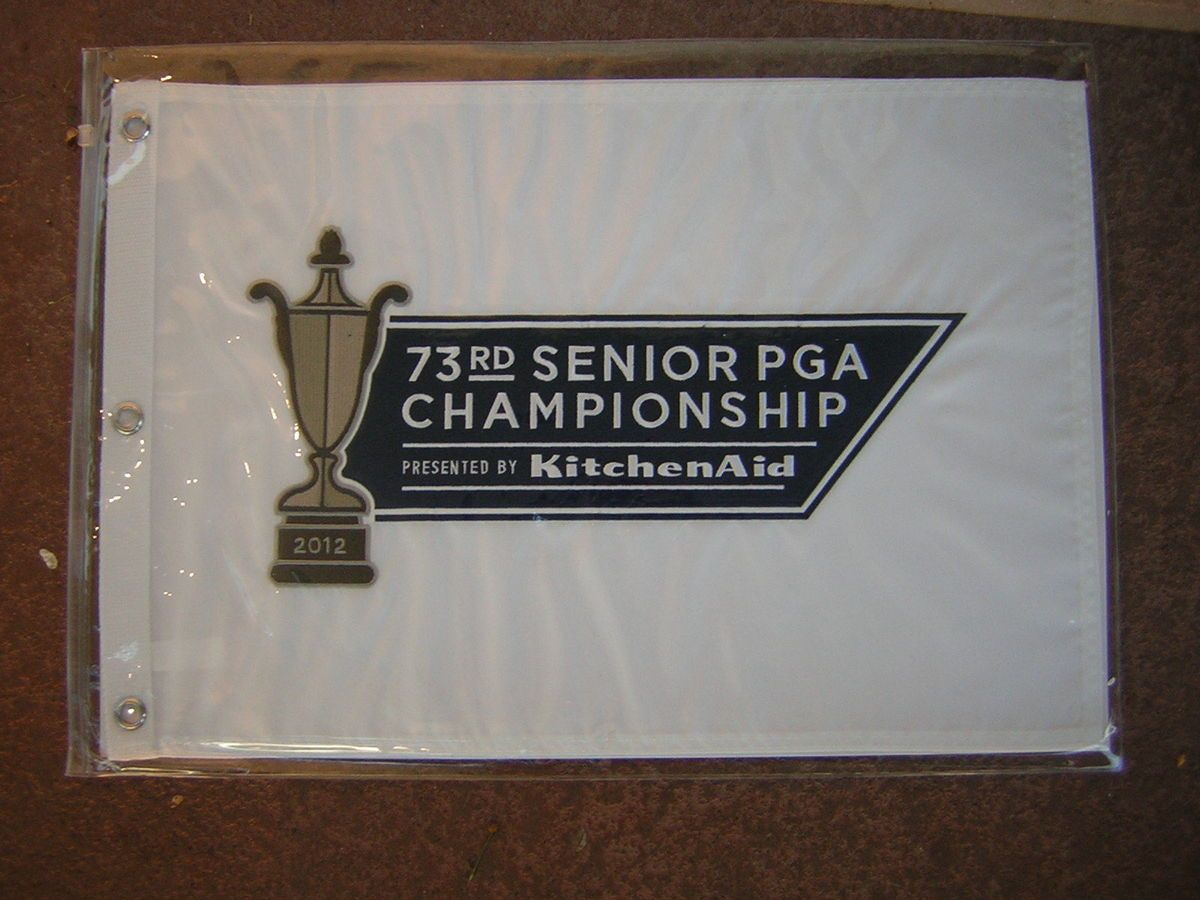 2012 Senior PGA Championship Golf Pin Flag Roger Chapman Embroidered