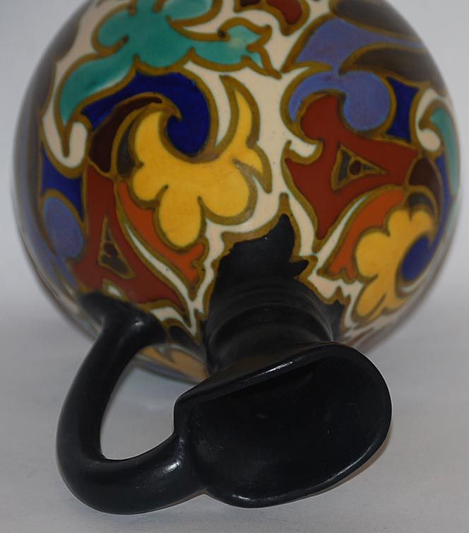 Gouda Pottery 1930 Grotius Ewer Estate Fresh 