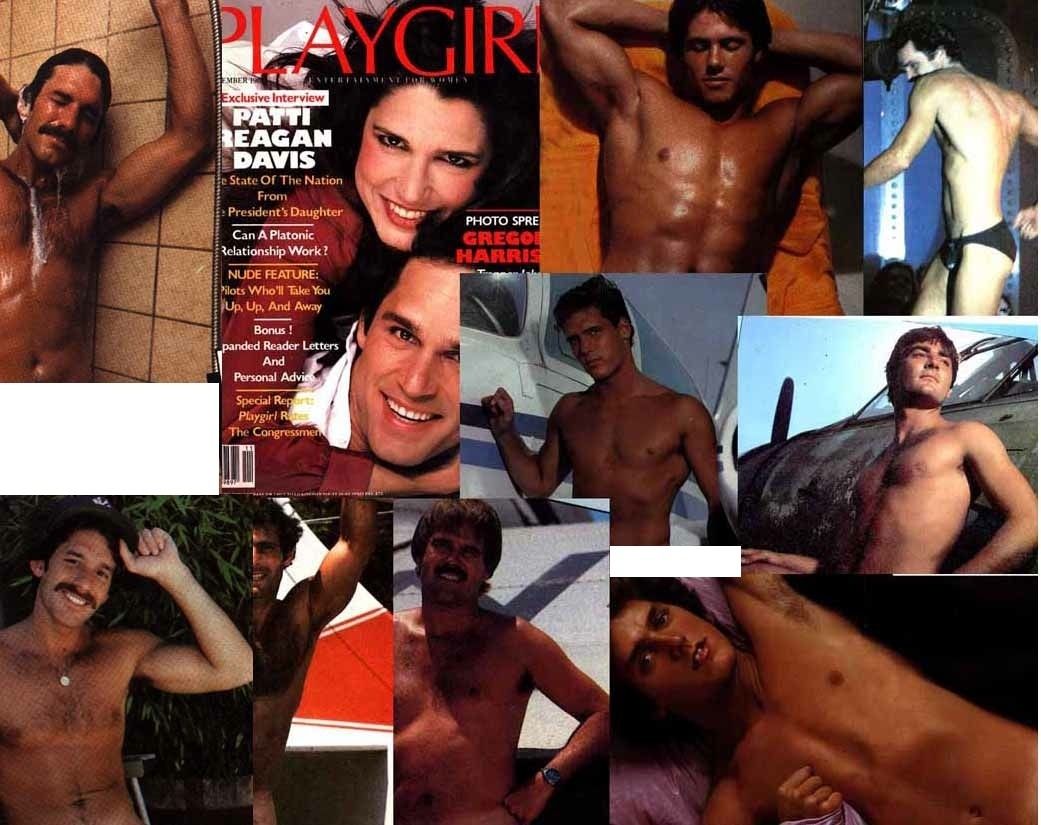 PLAYGIRL 11 81 HAIRY PILOTS GREGORY HARRISON CRAWFORD seeSTORE