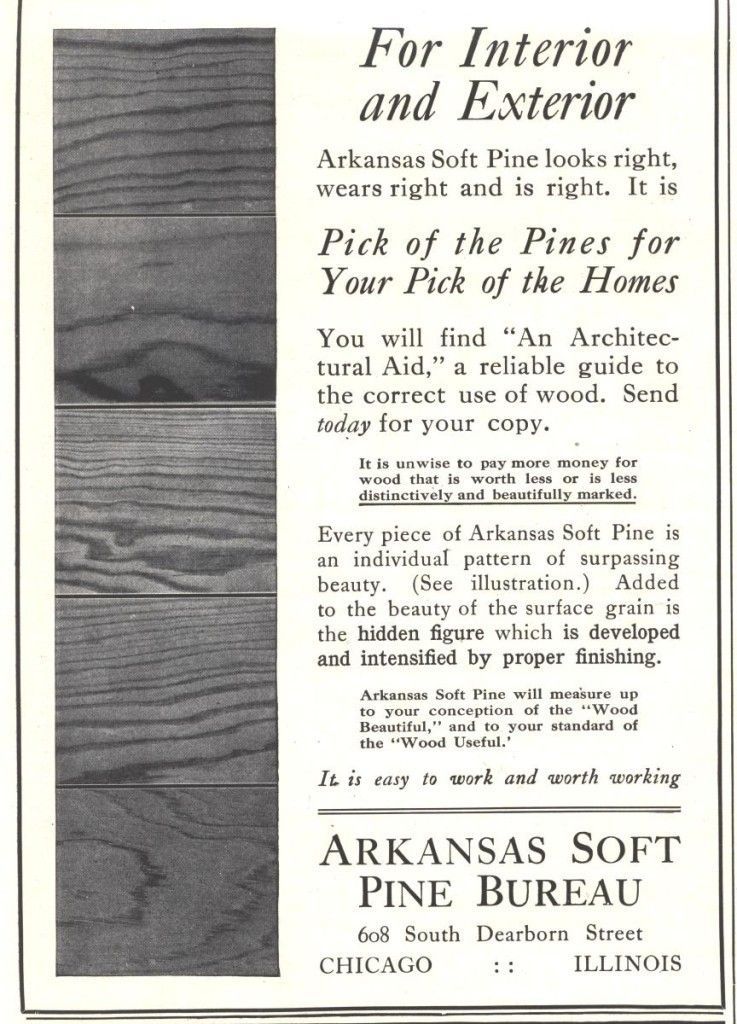 1915 ad lg arkansas soft pine bureau pick time left