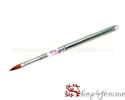 Detachable Kolinsky Sable Nail Art Brush No.8   For Acrylic Nails