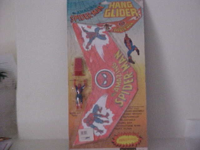 Fleetwood Carded Spiderman Hang Glider 1978