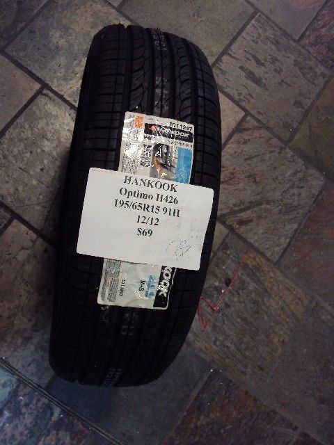 Hankook Optimo H426 195 65R15 91H Brand New Tire