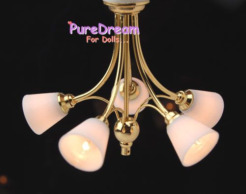  Chandelier 5 Arm Pendant Lamp Grandy Ceiling Lights LH017