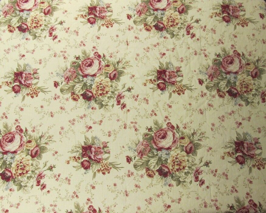 WAVERLY HARBOR HOUSE ROSE BEDDING Tea Stain Color Floral COMFORTER + 2