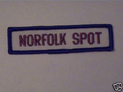 NORFOLK SPOT,FISH FISHING AWARD TACKLE CLOTH CAP PATCH