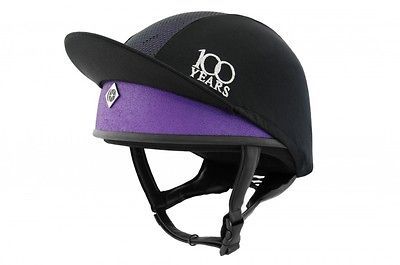 Charles Owen Pro Racing II Helmet Purple   Jockey Size 4 = 7 1/2