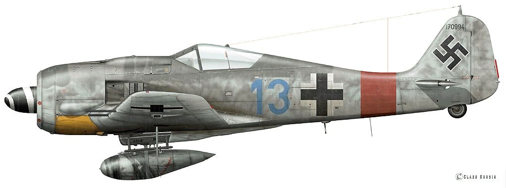 190a 8 13 oblt w dahl stab ii jg 300 germany nov 1944