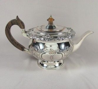  Copper Sheffield Reproduction Grapevine Teapot Ontario Canada