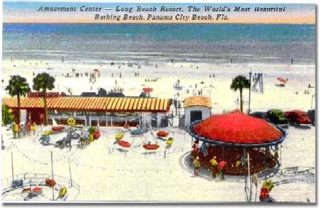 LOT OF NINE VINTAGE PANAMA CITY BEACH, FLORIDA FL POSTCARD NOTE CARDS