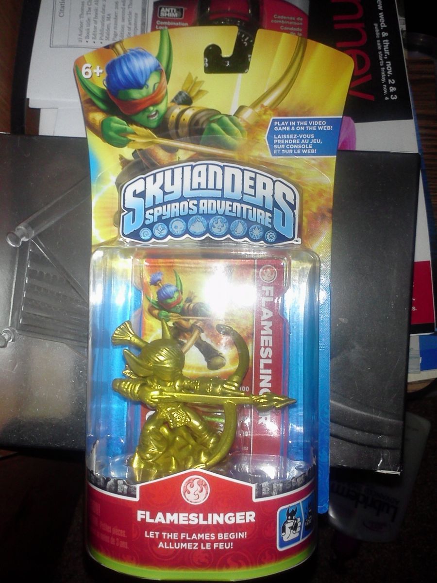 BRAND NEW Gold Skylanders RARE Golden Flameslinger Skylander PS3, 360