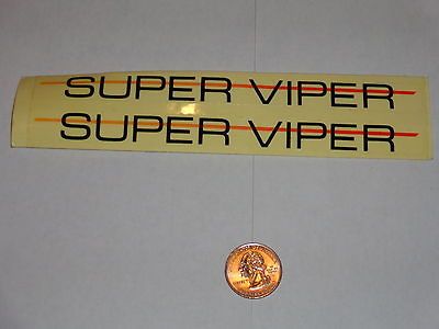 Nos Diamondback Super Viper Decals 1 Pair Rear Stays Old School Bmx