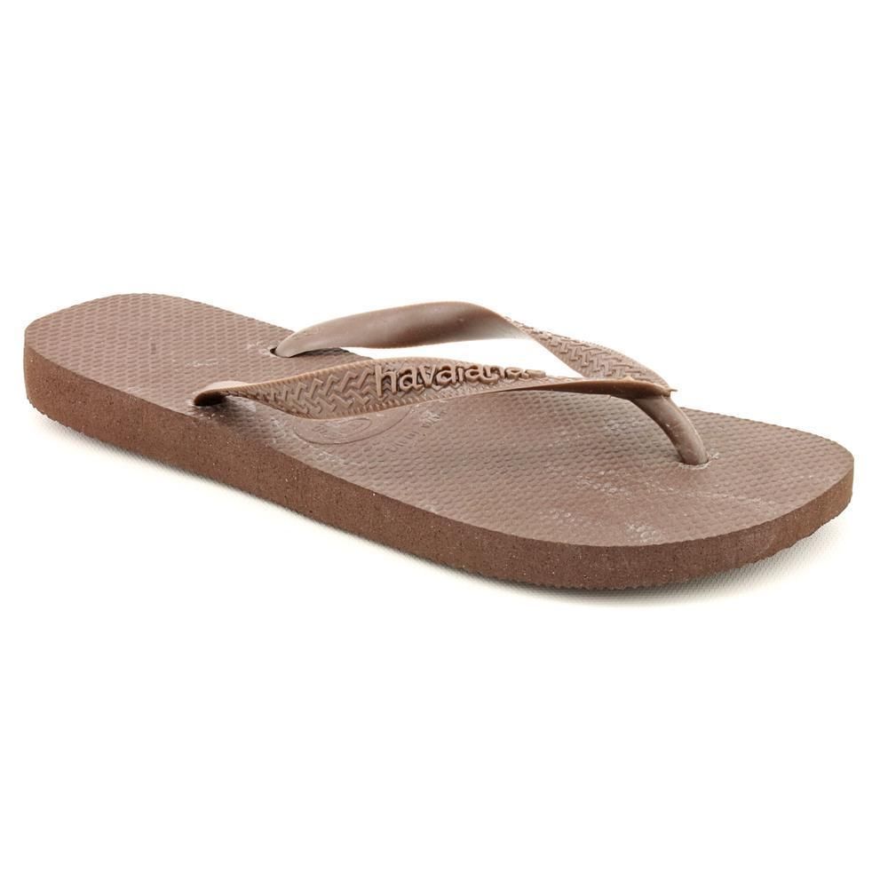 Havaianas Top Mens Size 7 Brown Open Toe Synthetic Flip Flops Sandals