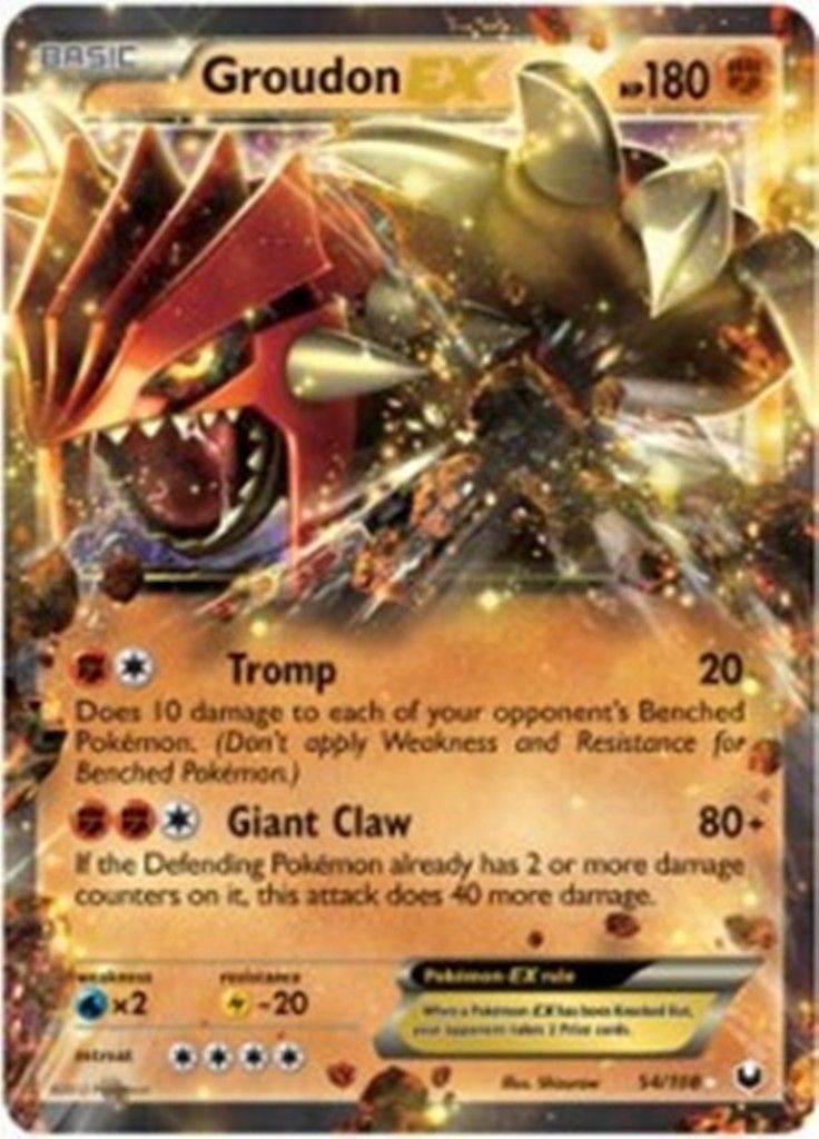 Groudon EX 54 108 Pokemon Dark Explorers Holo Ultra RARE Card