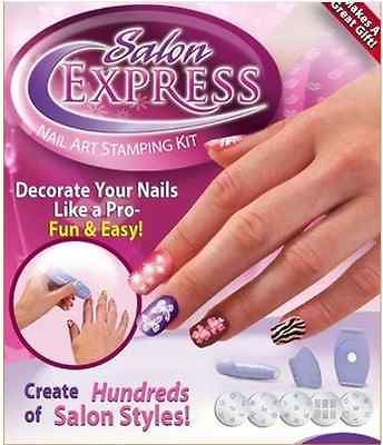  Nail Art Stamp Stamping Polish Nail DIY Design Kit Decoratio