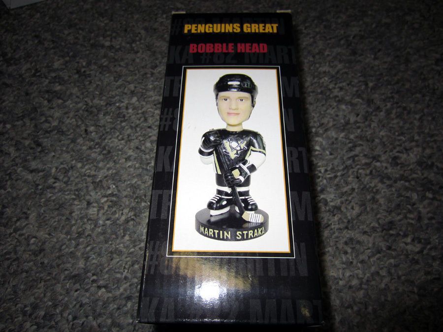 MARTIN STRAKA Pittsburgh Penguins SGA Giveaway BOBBLEHEAD New in Box