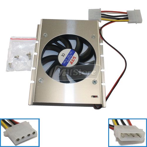 hdd hard disk drive cooler cooling fan heatsink 28 4 x screws