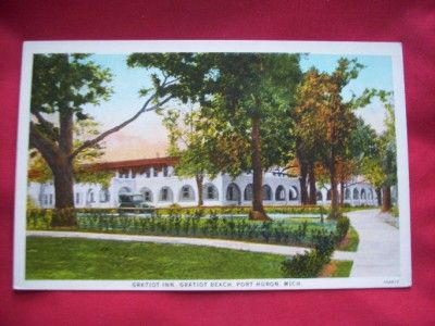 Gratiot Inn Gratiot Beach Port Huron Michigan Postcard