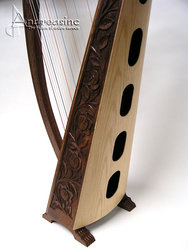   Pro Quality Irish Celtic Meghan Floor Harp 3 Play Books Free