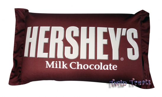 HERSHEY BAR milk Chocolate Squishy PILLOW NEW 