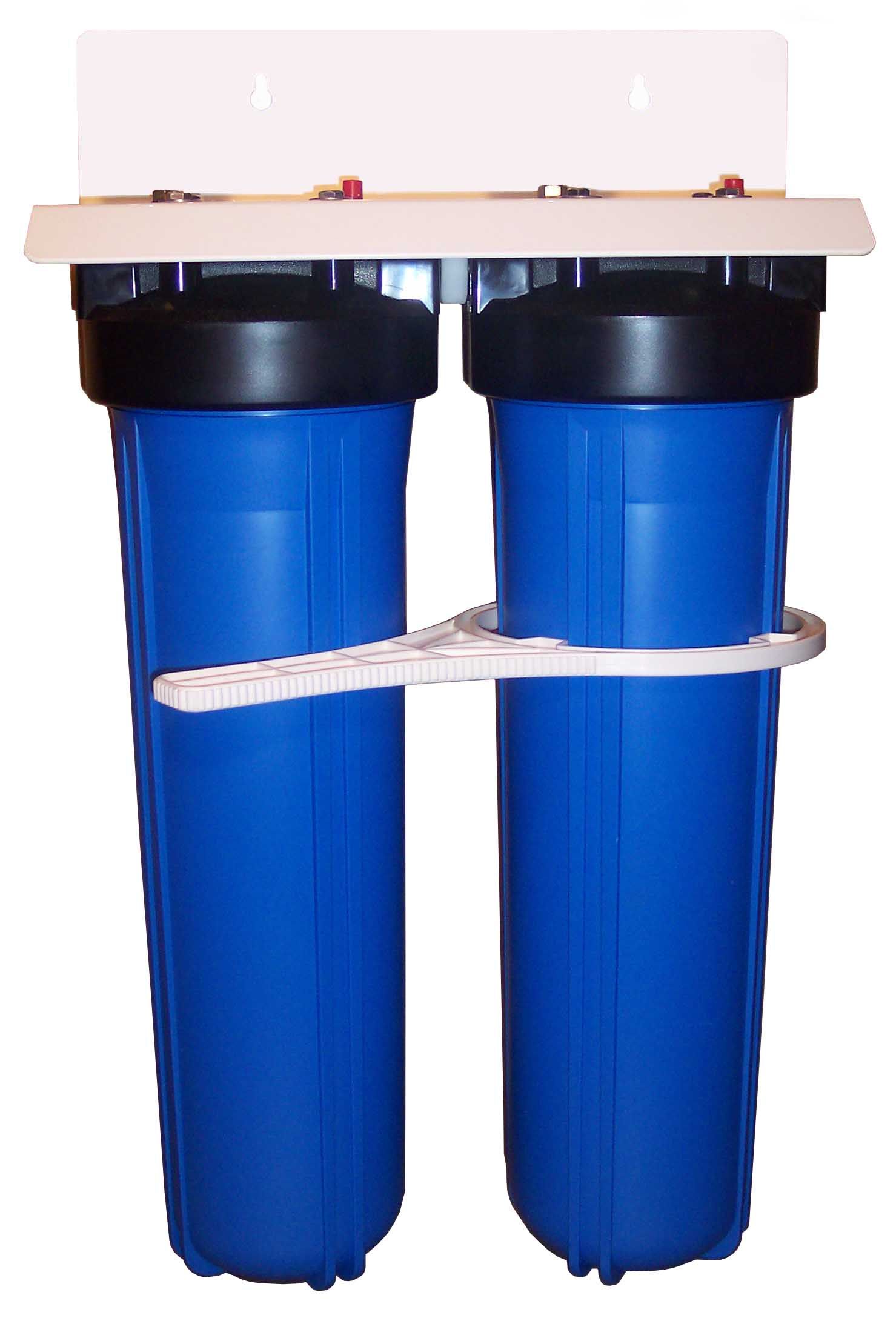 Our Whole House Water Filter designed with oversize filters, housings