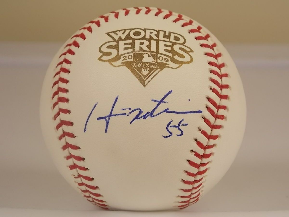 Hideki Matsui Yankees Single Signed  55 2009 WS MVP Baseball Auto