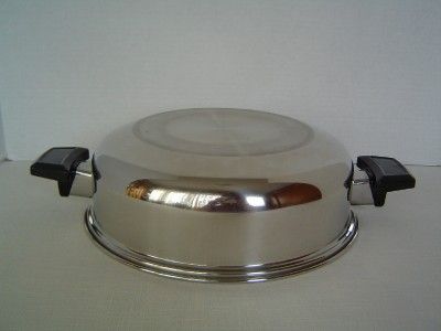 Stainless Steel Dome Lid West Bend Skillet Roaster Kitchen Queen