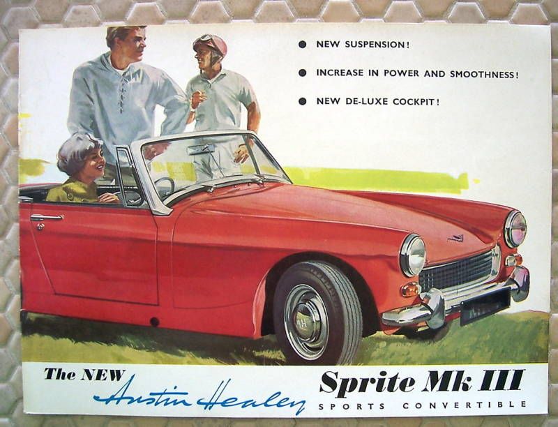 Austin Healey Sprite MK III Prestige Brochure 1965