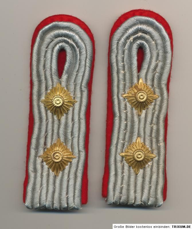 Original German Shoulder Boards for Flak Hauptmann Rank Captain WW2 on ...