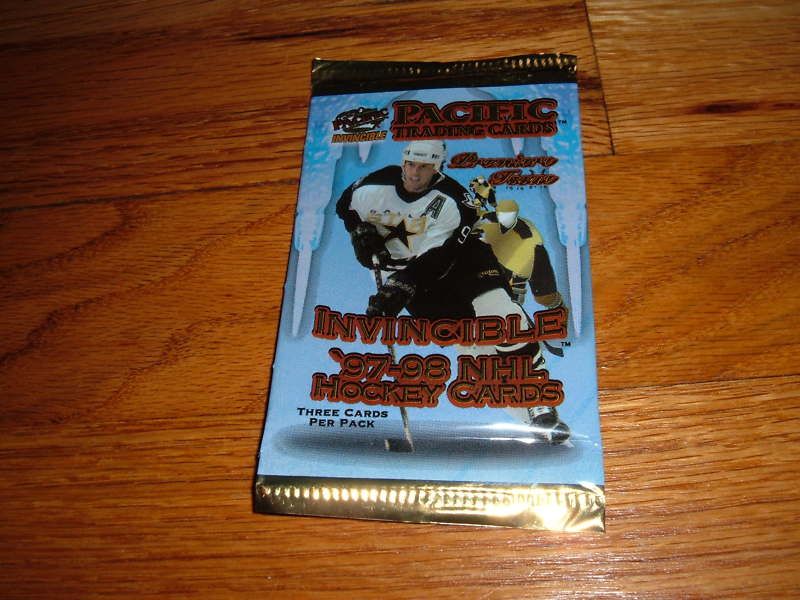 1997 98 Pacific Invincible NHL Hockey Trading Card Pack
