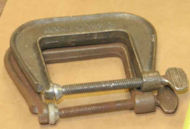 Hargrave no. 568 2.5 c clamps for metal manufacturing & rework for